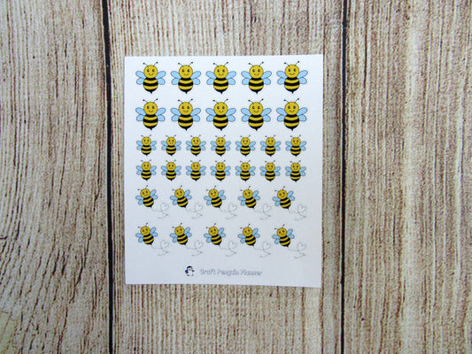 Handdrawn Bees