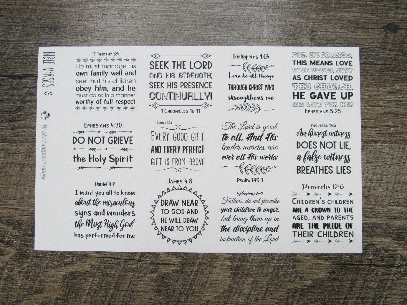 Bible Verse Stickers