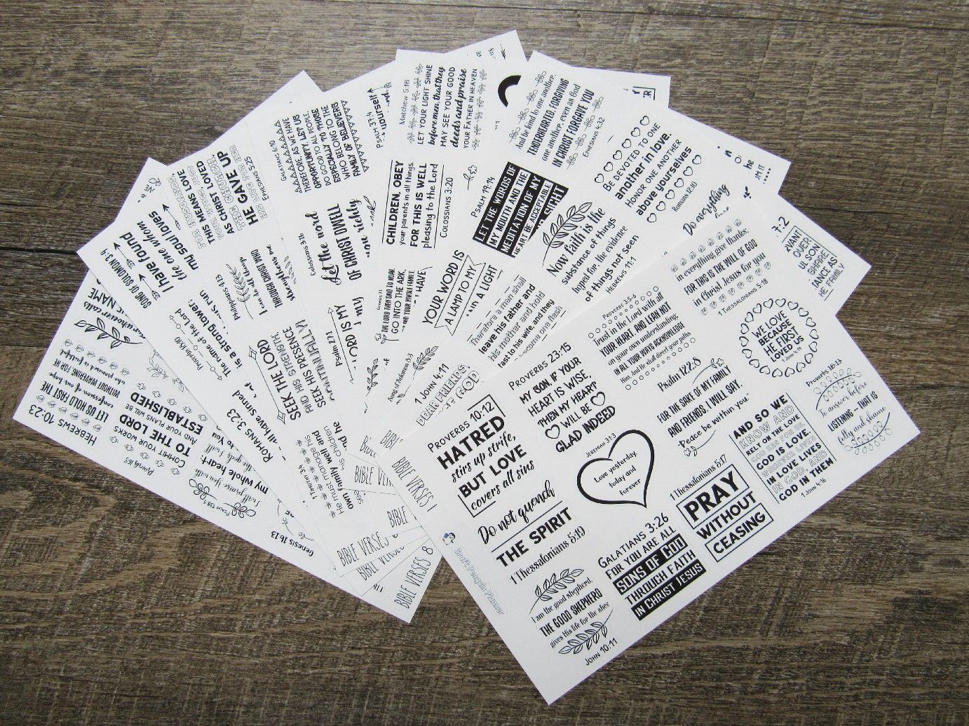 Bible Verse Stickers