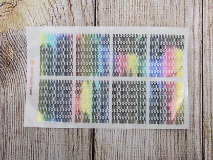 Birthday Candle Underlays