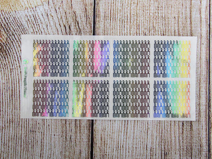 Birthday Candle Underlays