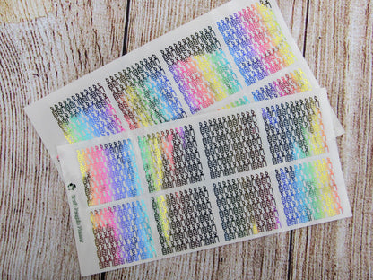 Birthday Candle Underlays