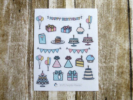 Birthday Deco stickers
