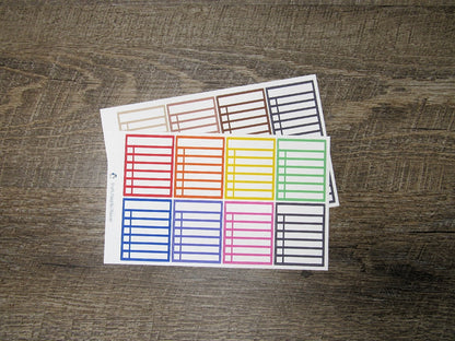 Blank Weekly Checklists