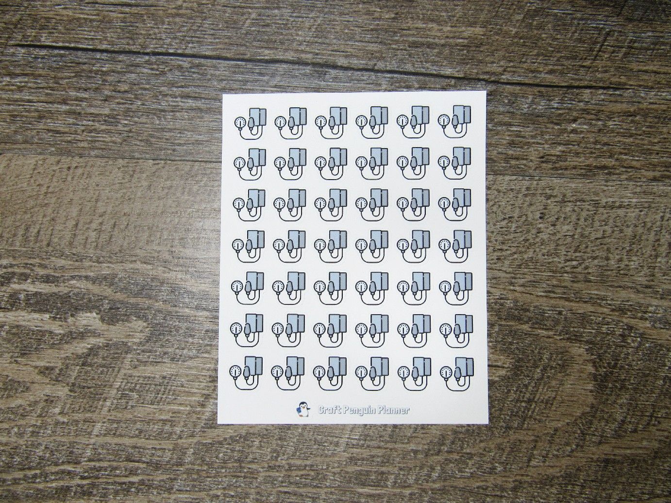 Blood Pressure Icon Stickers – Craft Penguin Planner