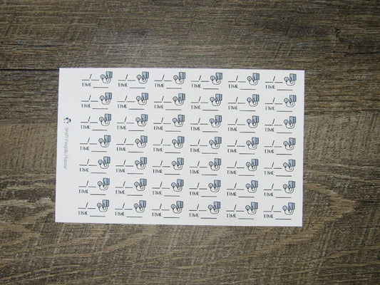 Blood Pressure Tracker Stickers