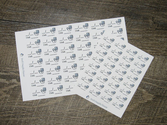 Blood Pressure Tracker Stickers