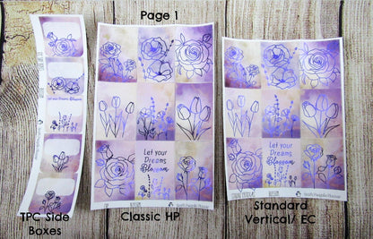 Blossom FOILED Weekly, CHOOSE YOUR KIT