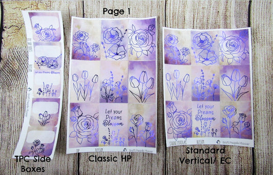 Blossom FOILED Weekly, CHOOSE YOUR KIT