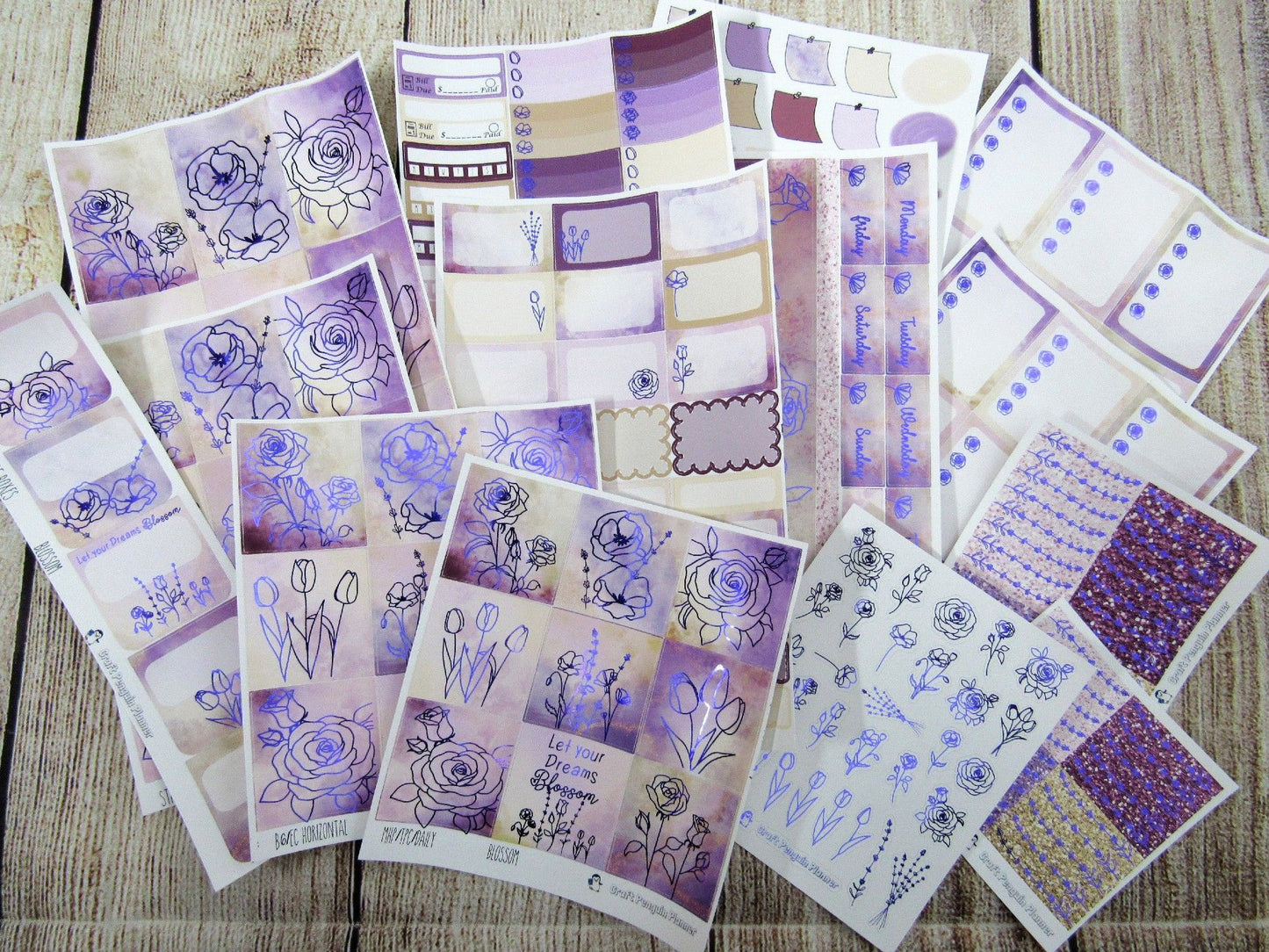 Blossom FOILED Weekly, CHOOSE YOUR KIT