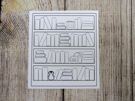 Hand Drawn Bookshelf Tracker