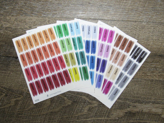 Brush Stroke Date Covers- DC001- DC007