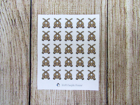Bunny Butt Hand drawn stickers