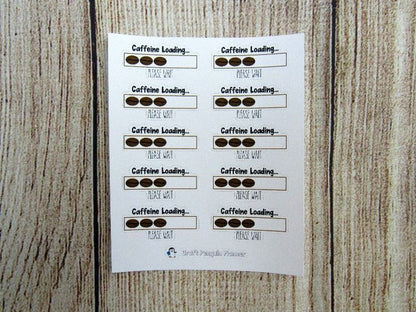 Caffeine Loading Stickers
