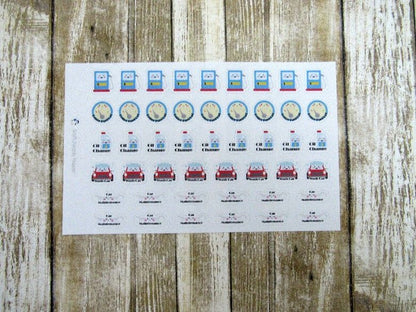 Car Care Planner Stickers
