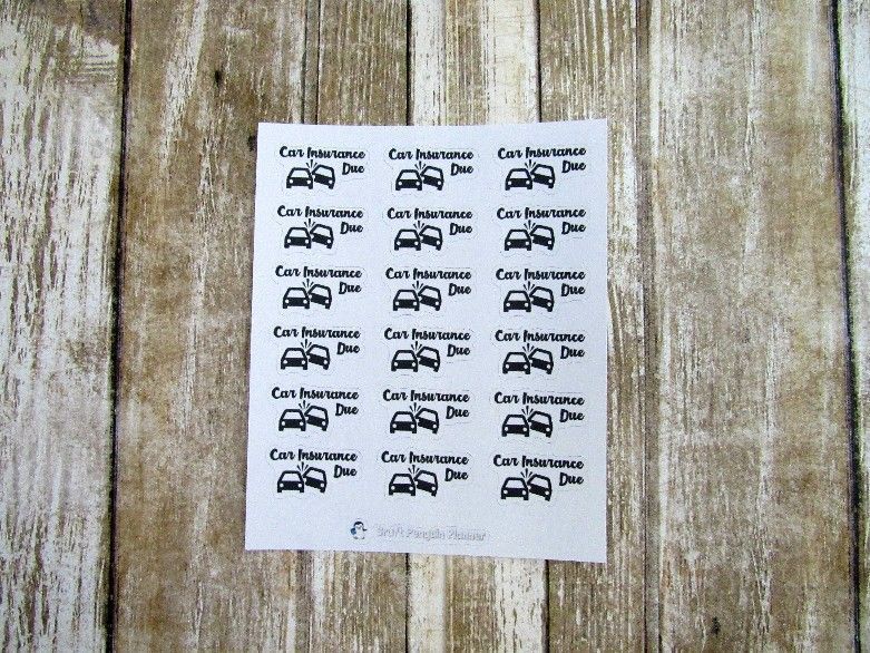 Household bills icon stickers