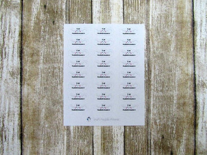 Car Care Planner Stickers