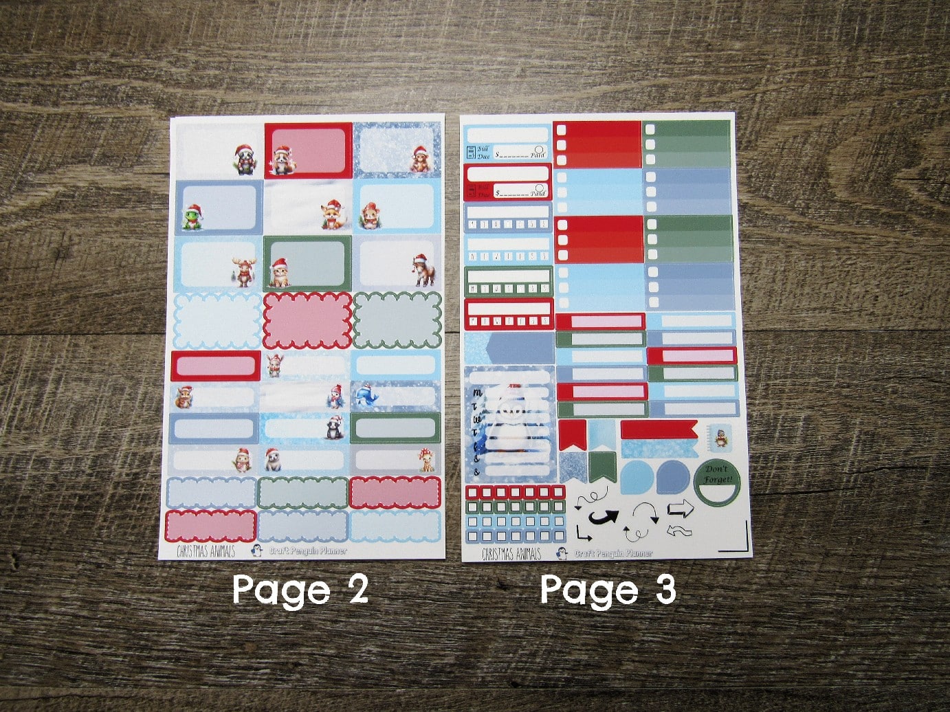 Christmas Animals Weekly, CHOOSE YOUR KIT