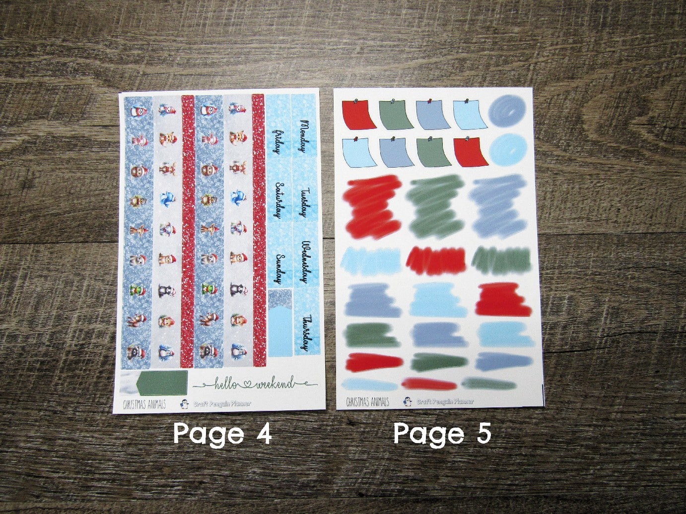 Christmas Animals Weekly, CHOOSE YOUR KIT