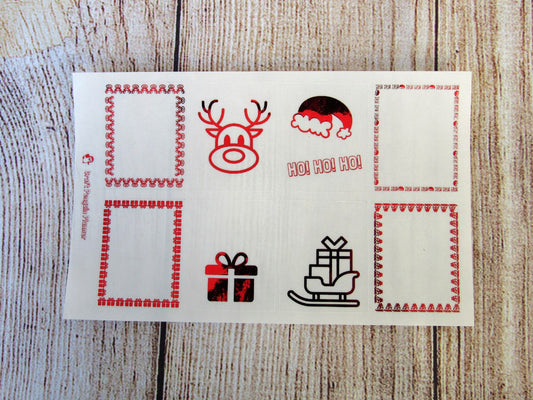 Santa's Sleigh Overlays