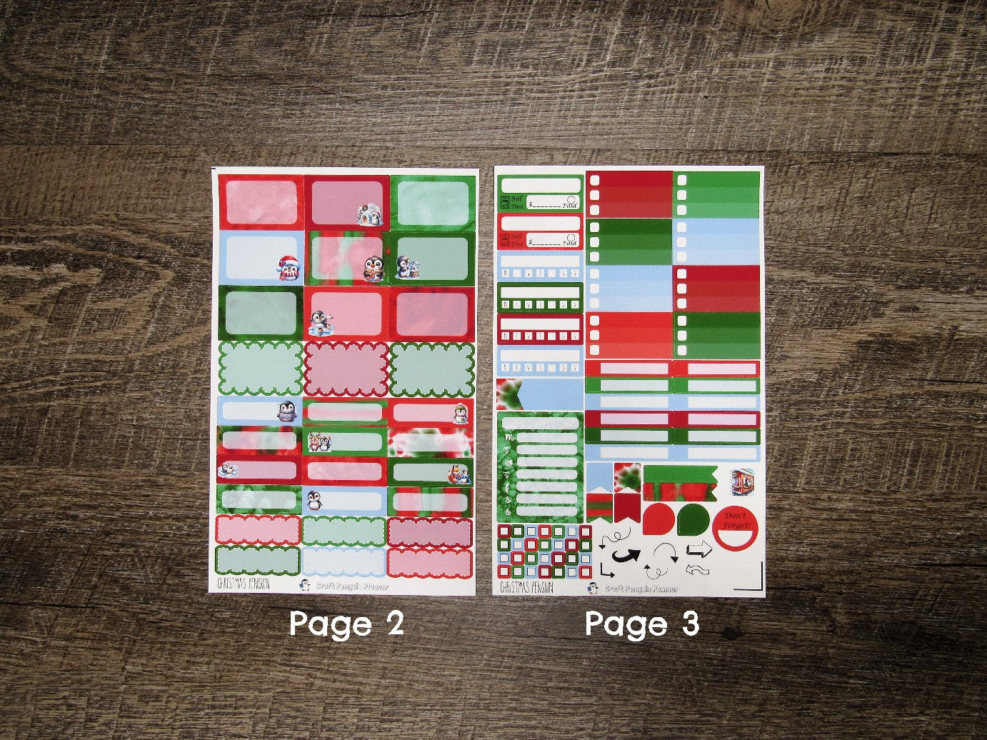 Christmas Penguin Weekly, CHOOSE YOUR KIT