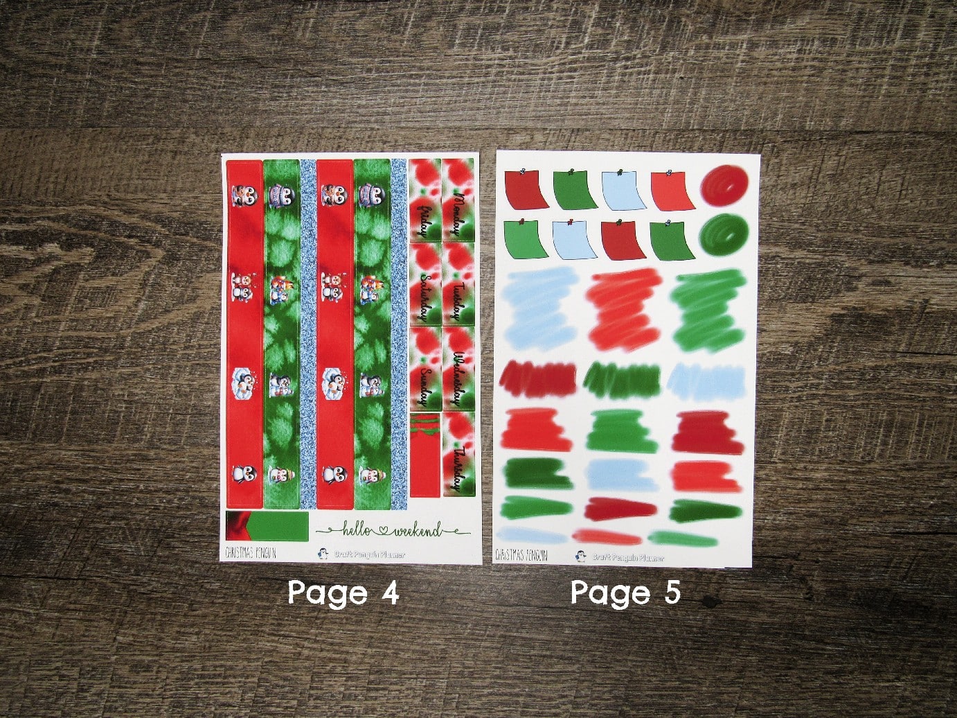 Christmas Penguin Weekly, CHOOSE YOUR KIT