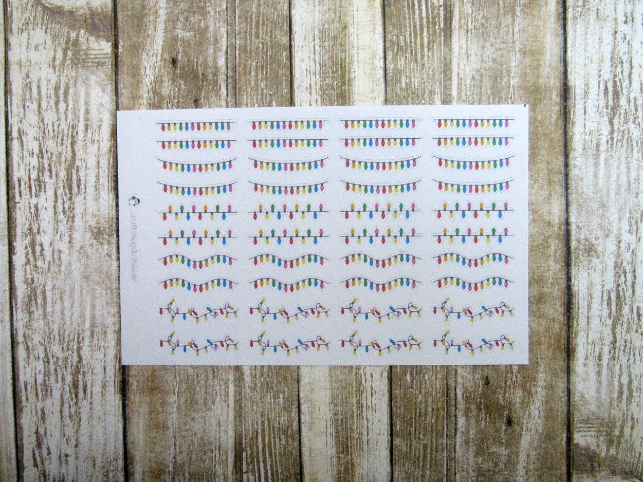 Christmas Light Headers/Dividers