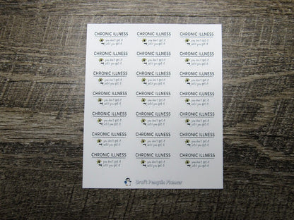Chronic Illness Quote Sticker
