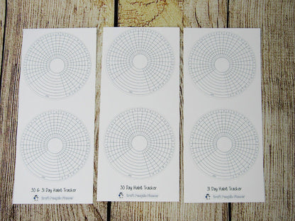 Circle Monthly Habit Tracker