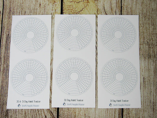 Circle Monthly Habit Tracker