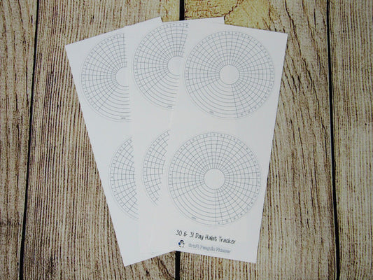 Circle Monthly Habit Tracker
