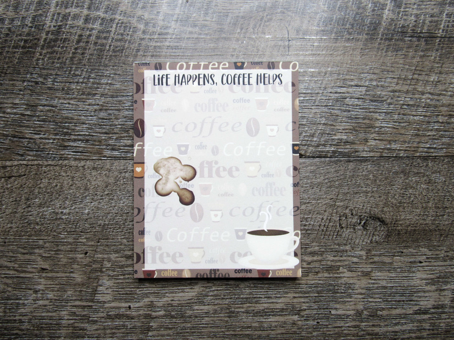 Coffee Helps Notepad