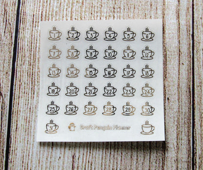 FOILED Coffee Date Dots