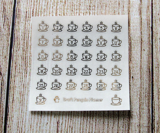 FOILED Coffee Date Dots