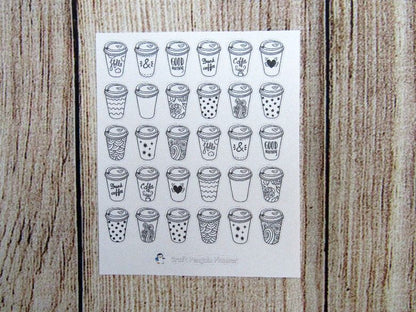 Coffee to go Mug Stickers