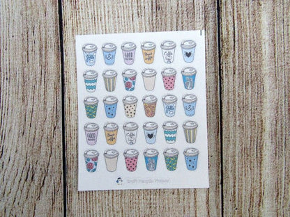 Coffee to go Mug Stickers