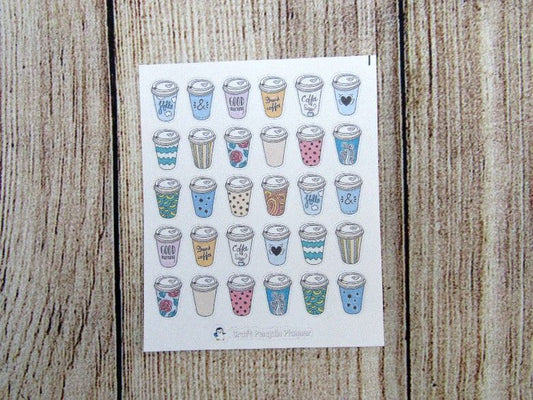 Coffee to go Mug Stickers