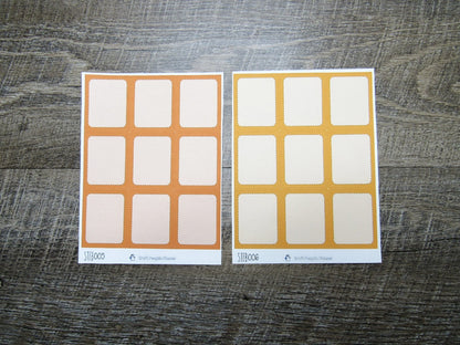 Standard Full Boxes- Individual Color Sheets- STFB001-STFB030