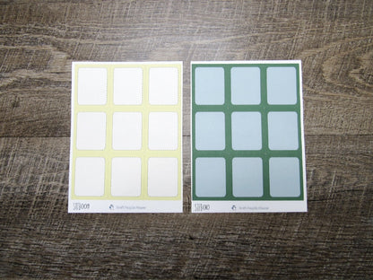 Standard Full Boxes- Individual Color Sheets- STFB001-STFB030