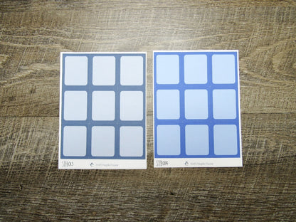 Standard Full Boxes- Individual Color Sheets- STFB001-STFB030