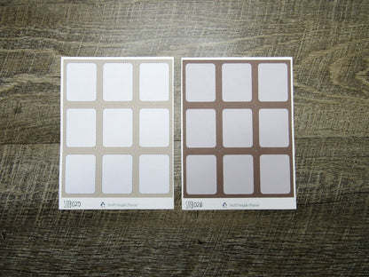 Standard Full Boxes- Individual Color Sheets- STFB001-STFB030