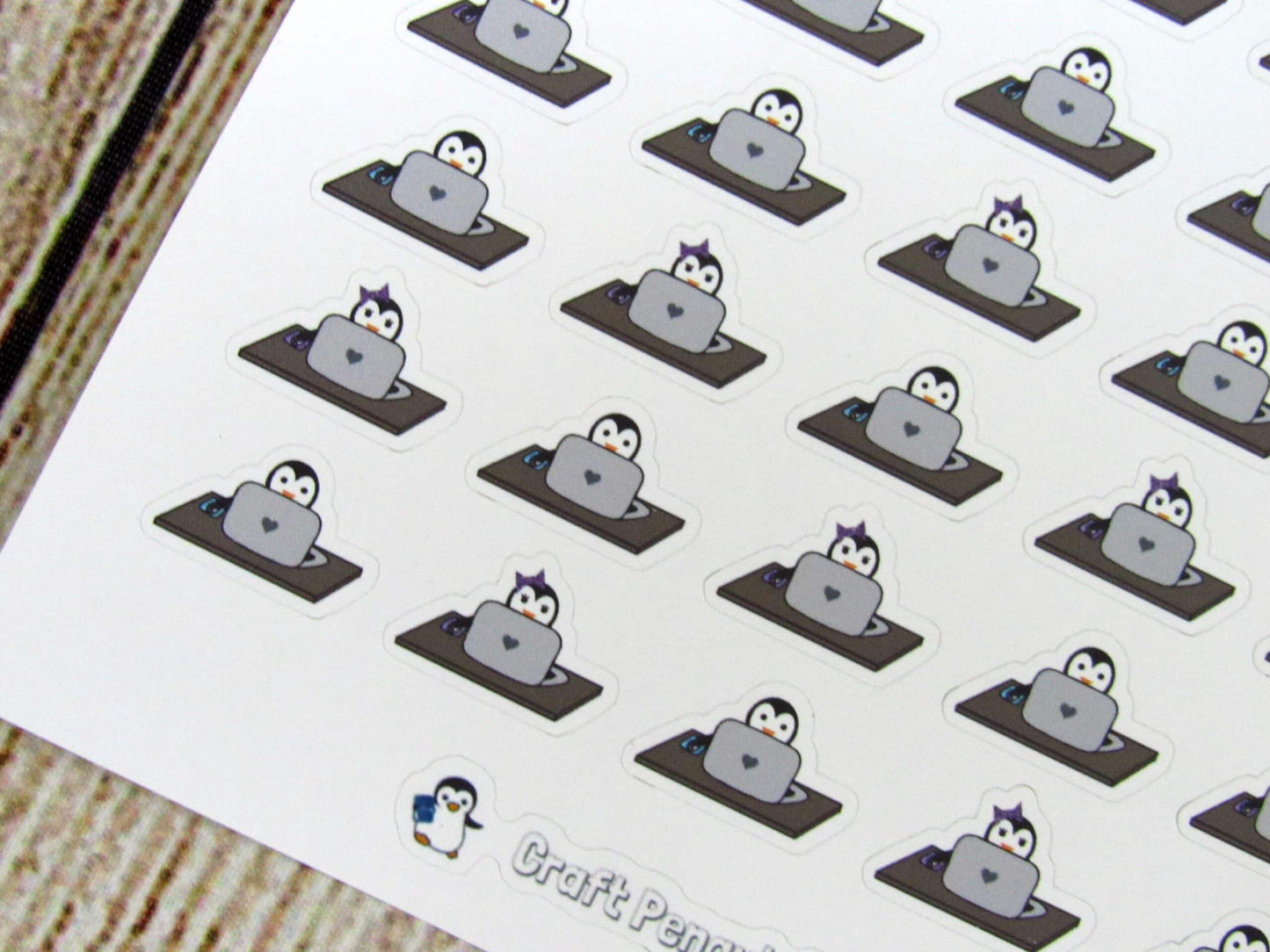 Computer Waddles & Snowflake