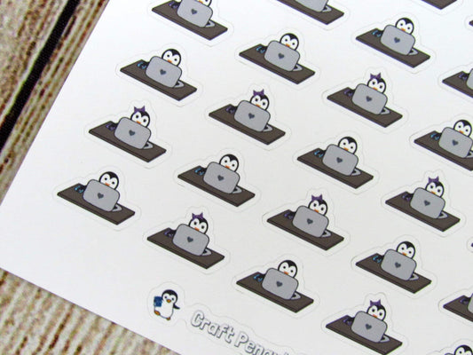 Computer Waddles & Snowflake