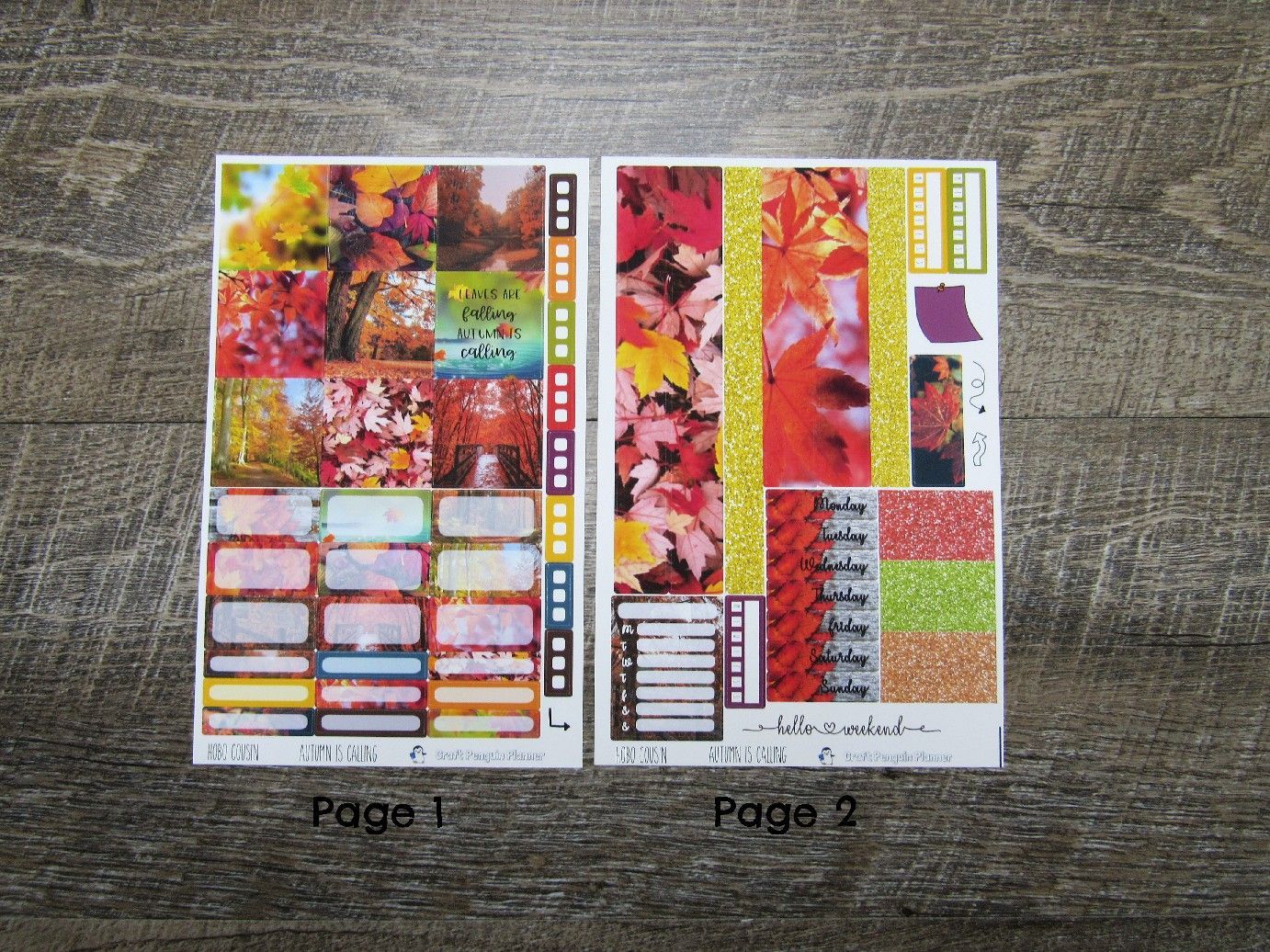 Autumn Is Calling Weekly, HOBONICHI COUSIN