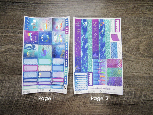 Be A Mermaid FOILED Weekly, HOBONICHI COUSIN