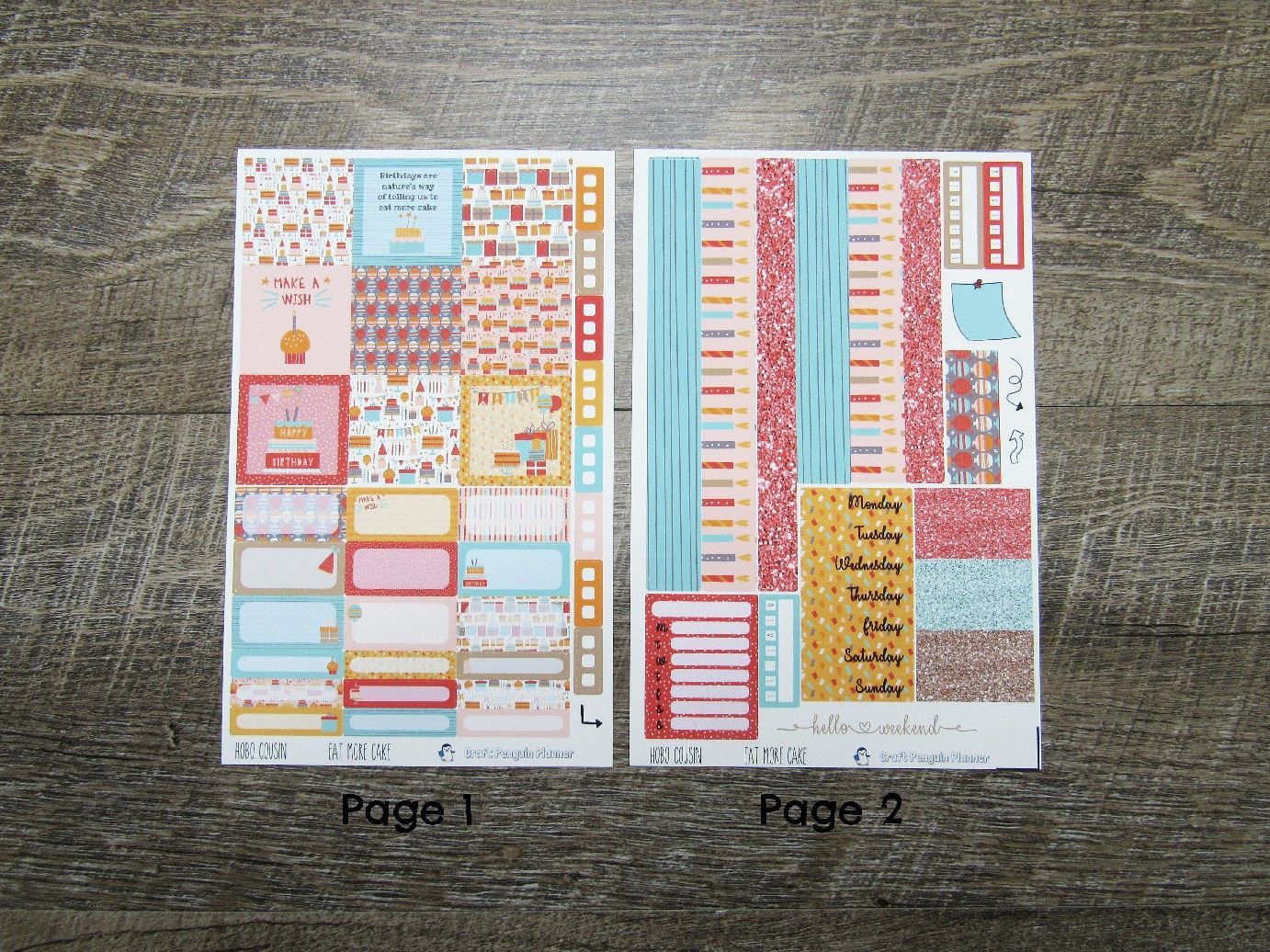 Eat More Cake Weekly, HOBONICHI COUSIN