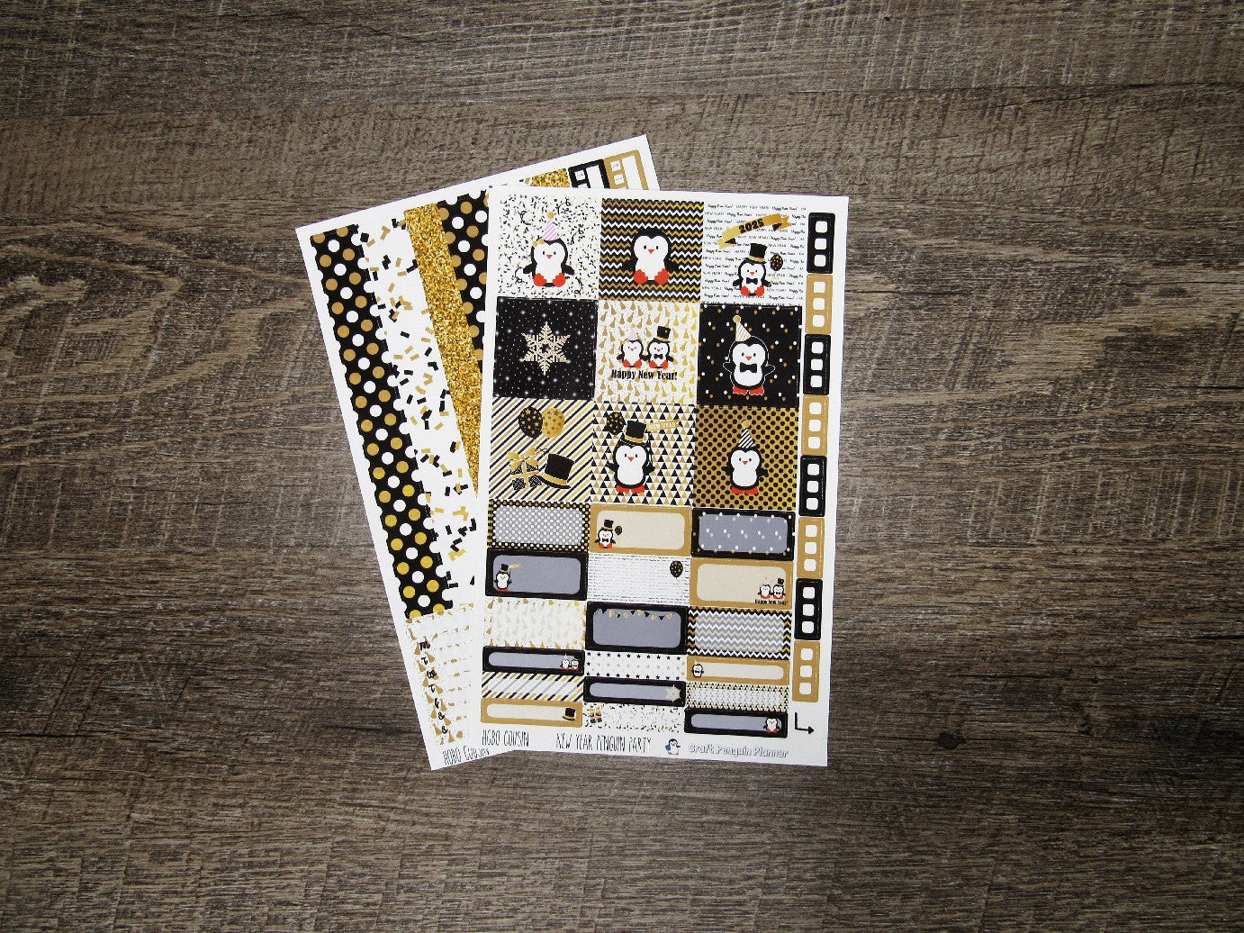 New Year Penguin Party Weekly, HOBONICHI COUSIN- UPDATED for 2026