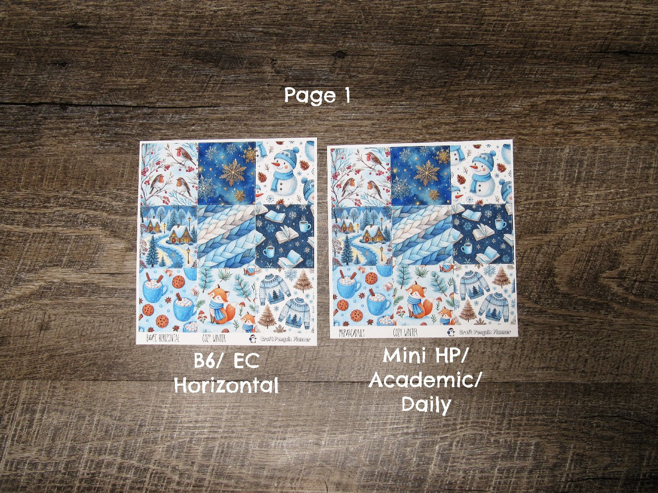 Cozy Winter Weekly, CHOOSE YOUR KIT