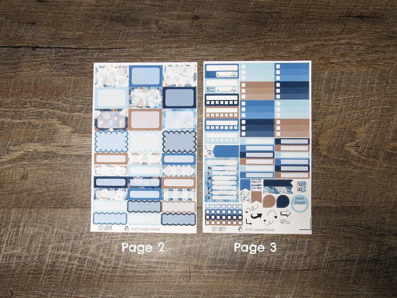 Cozy Winter Weekly, CHOOSE YOUR KIT