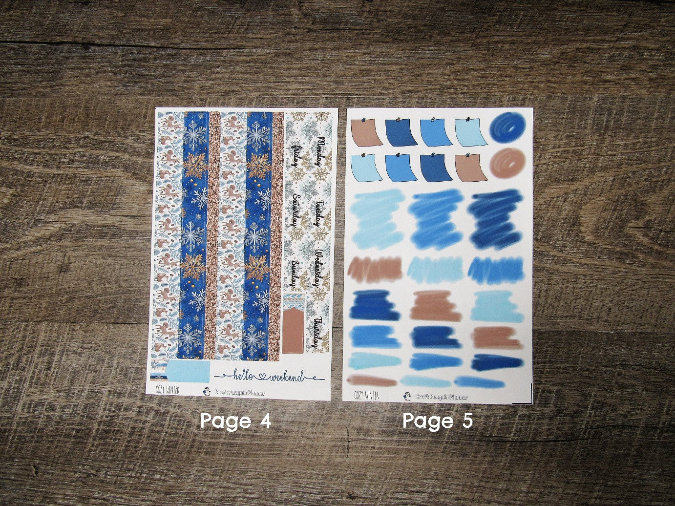 Cozy Winter Weekly, CHOOSE YOUR KIT